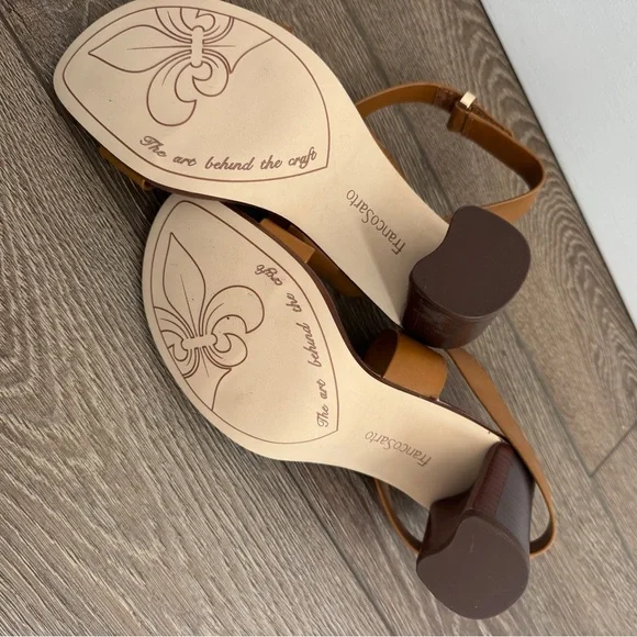 New Franco Sarto Olinda Women's Tan leather  Sandals size 7.5 M - Picture 2 of 6